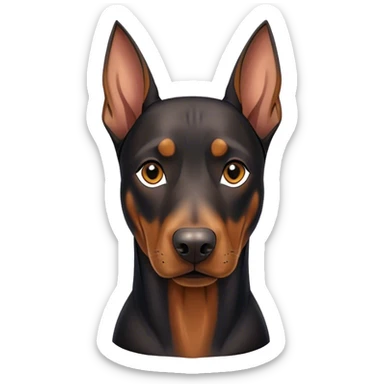 Dóberman  sticker