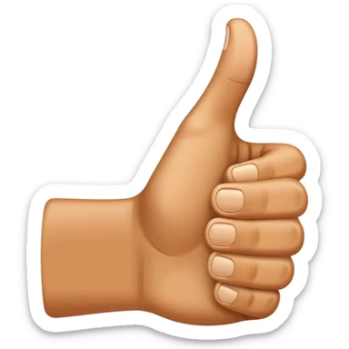 thumb up emoji sticker