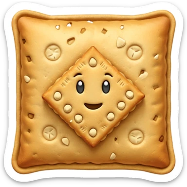 un tas de crackers aux graines sticker