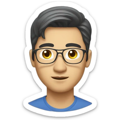 Asian French man cybersecurity Deloitte consultant sticker