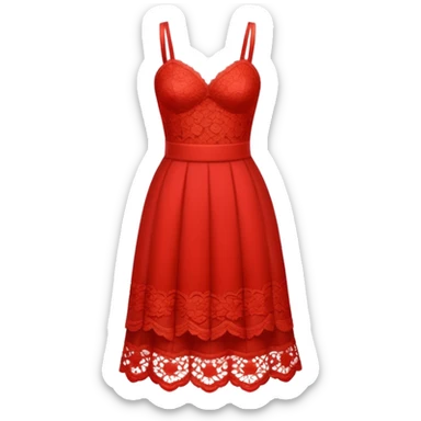 red Lace Clothing sticker