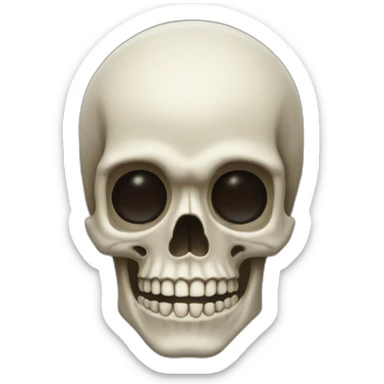 Skeleton dwayne jhonson sticker