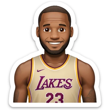 Lebron getting dih sticker