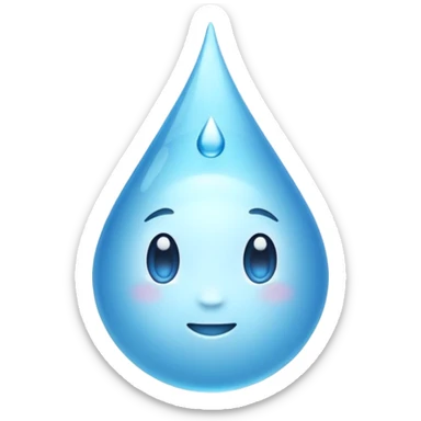 gota de agua sticker