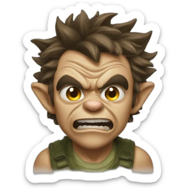 Gremlin rage sticker