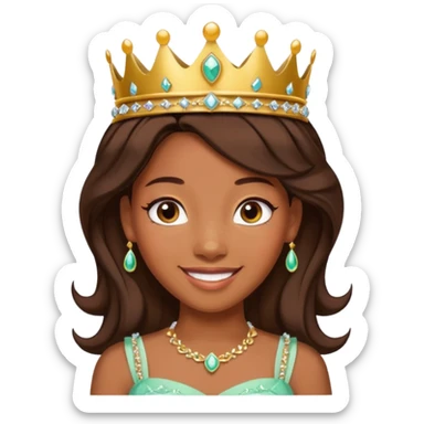 tiana princess sticker