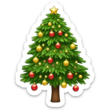 Chirstmas tree sticker