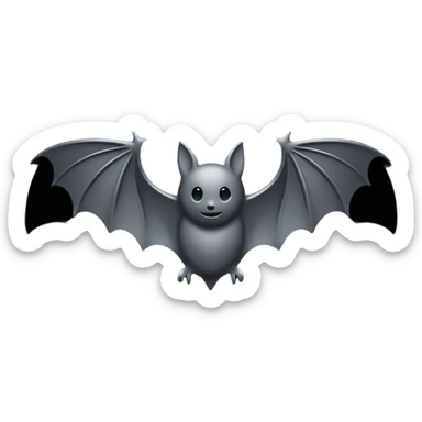 Make a emoji of bat logo pro level  sticker