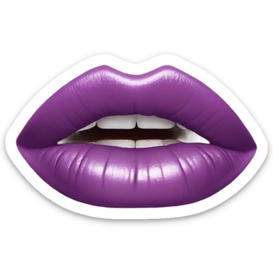 Dior lip gloss purple sticker