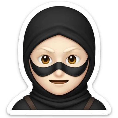 Создай эмодзи вора sticker