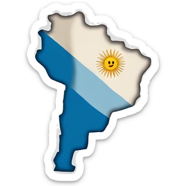 ARGENTINA MAP SIMPLE sticker