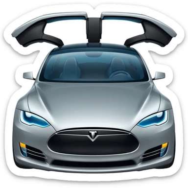 Tesla transforming sticker