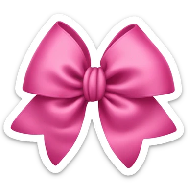 cute bow sticker