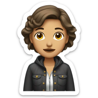 Mujer molesta sticker