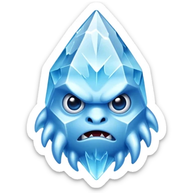 ice monster sticker