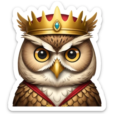 OWL KING sticker