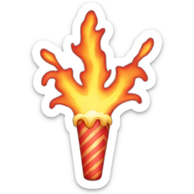 party firecracker sticker