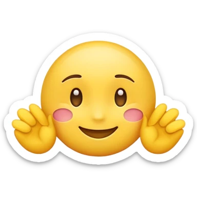 shy emoji sticker