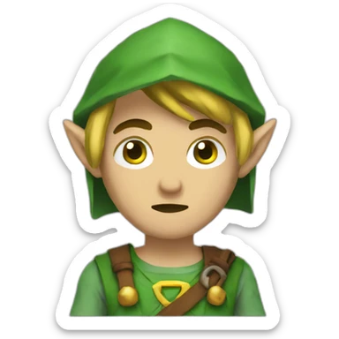Link zelda homeless sticker