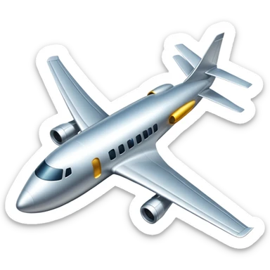 Plane mission sticker