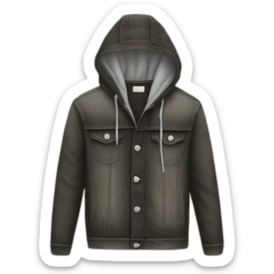 jacket, T shirt, jeans, sneakers sticker