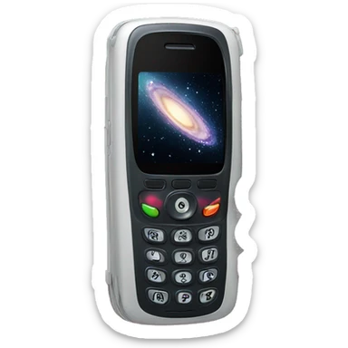 Galaxy flip phone sticker