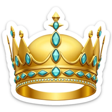 Cleopatra's crown sticker