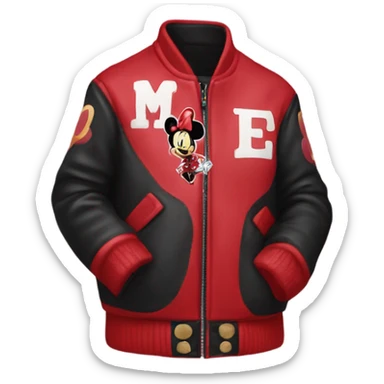 Minnie Mouse lettermen jacket  sticker