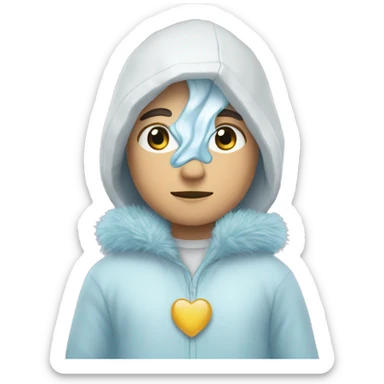 Coração-de-gelo sticker