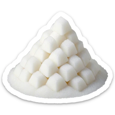 granulated sugar sticker