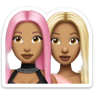 Nicki Minaj and beyonce  sticker