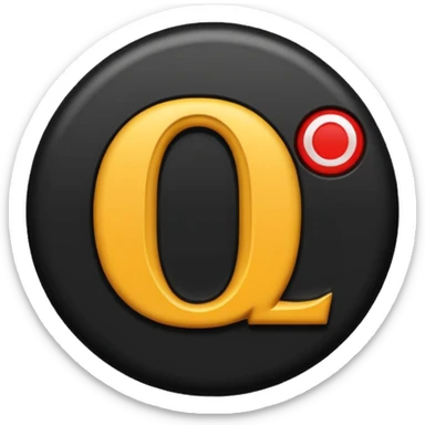 a letra “T” e a letra “O” juntas. Uma em cima da outra sticker