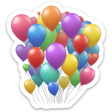 Balloons  sticker
