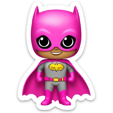 Pink Batman  sticker