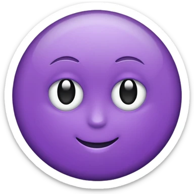 Rond violet normal sticker