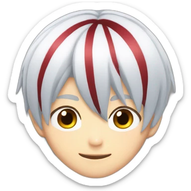 Shoto todoroki sticker