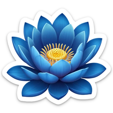 Blue Lotus sticker