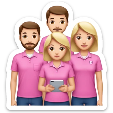 SPAMGAGE CORPORATE team in pink sticker