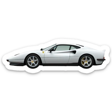 Ferrari silueta sticker