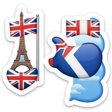 Britain taking over France sticker