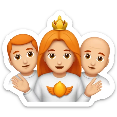 Dilini sallayan bir ördek sticker