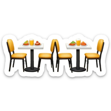 healthy food restaurant from outside sticker