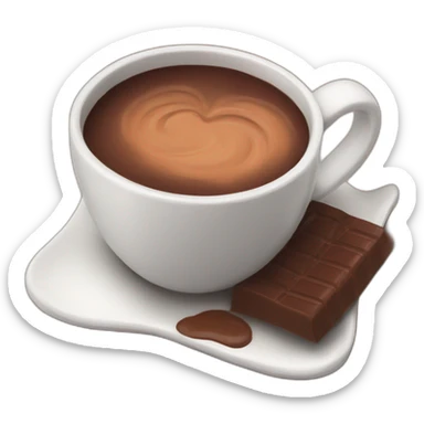 Chocolat chaud sticker