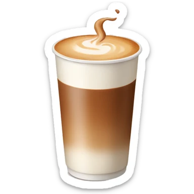 coffee milk sticker