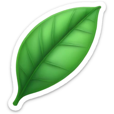 GREEN TEA LEAF sticker