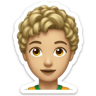 Corps sportif de femme sticker