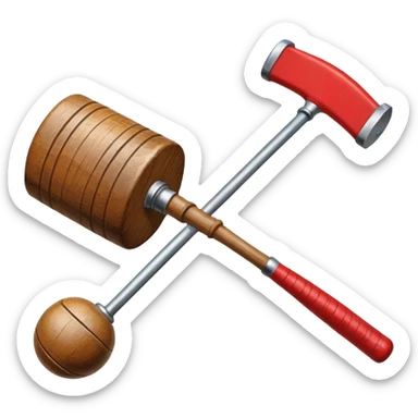 create veronica sawyers croquet mallet sticker