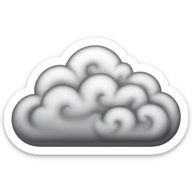 A fight cloud sticker