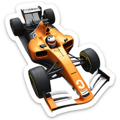 Mclaren Formula 1 car  sticker
