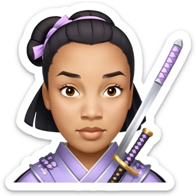 Gentle Samurai sticker